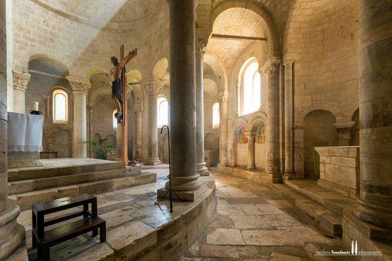 abbazia di sant'antimo archivio fotografico di andrea bonfanti