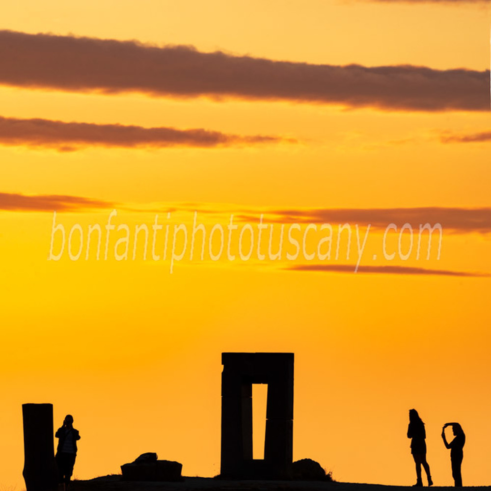 paesaggio delle crete senesi #72 il site transitoire al tramonto