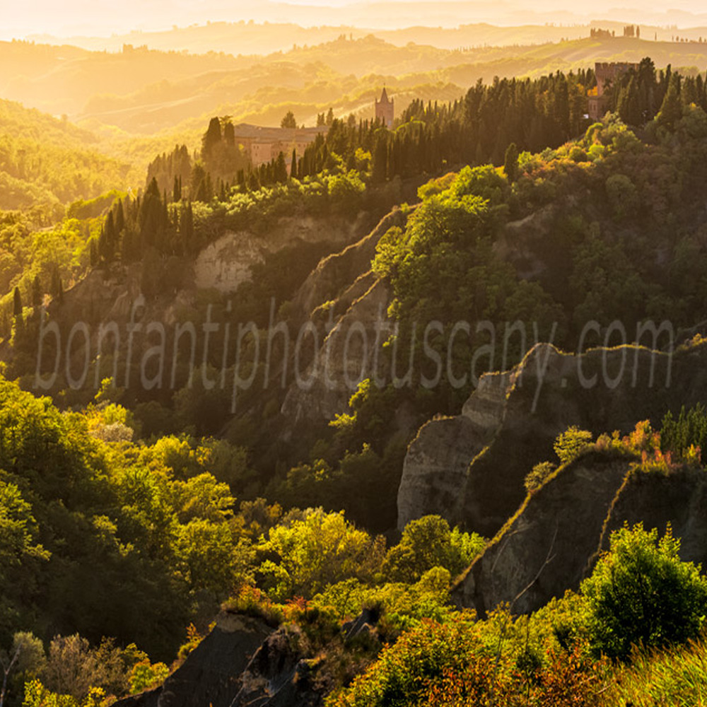 abbazia di monte oliveto maggiore - veduta nel paesaggio #4