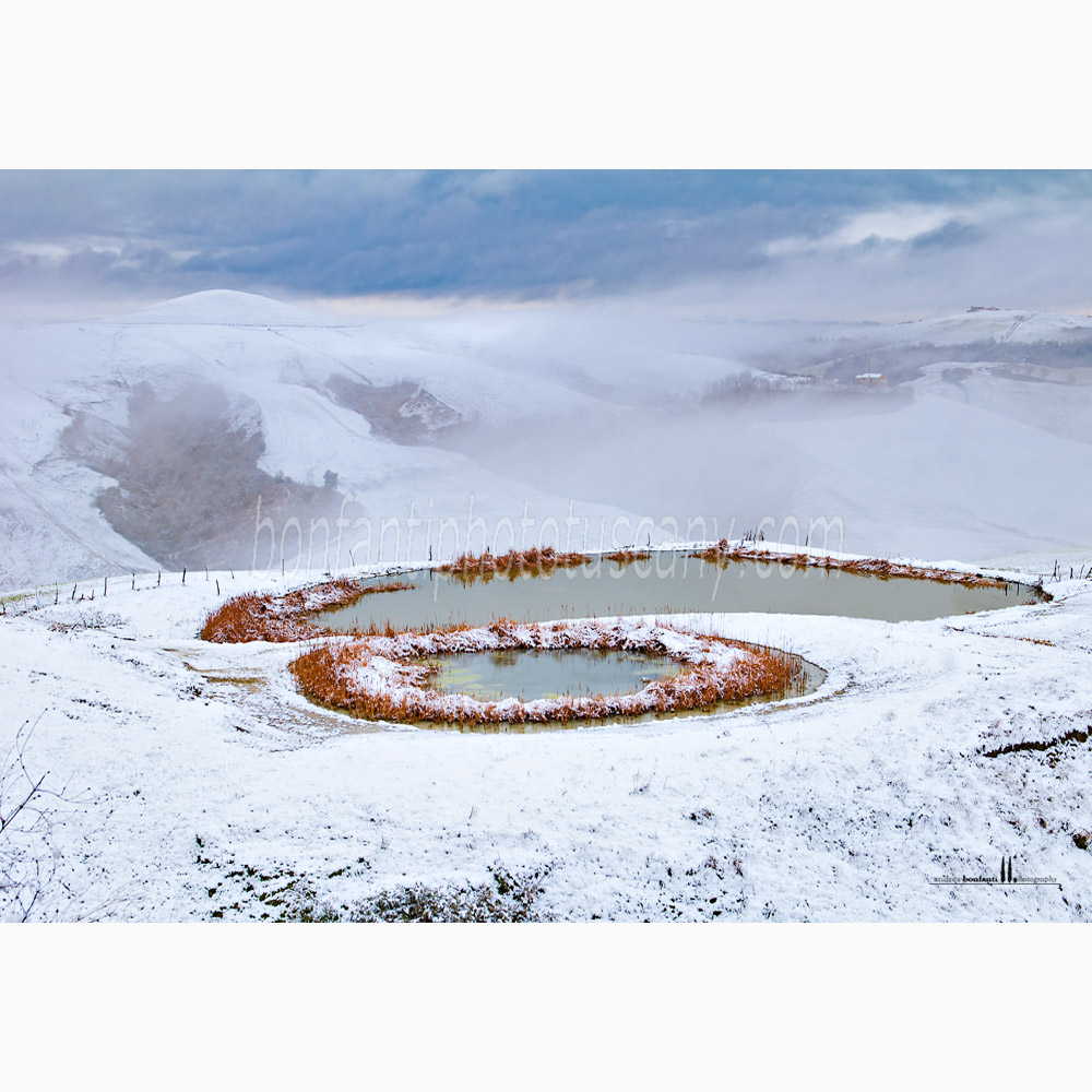 paesaggio delle crete senesi Inverno #10 torre a castello
