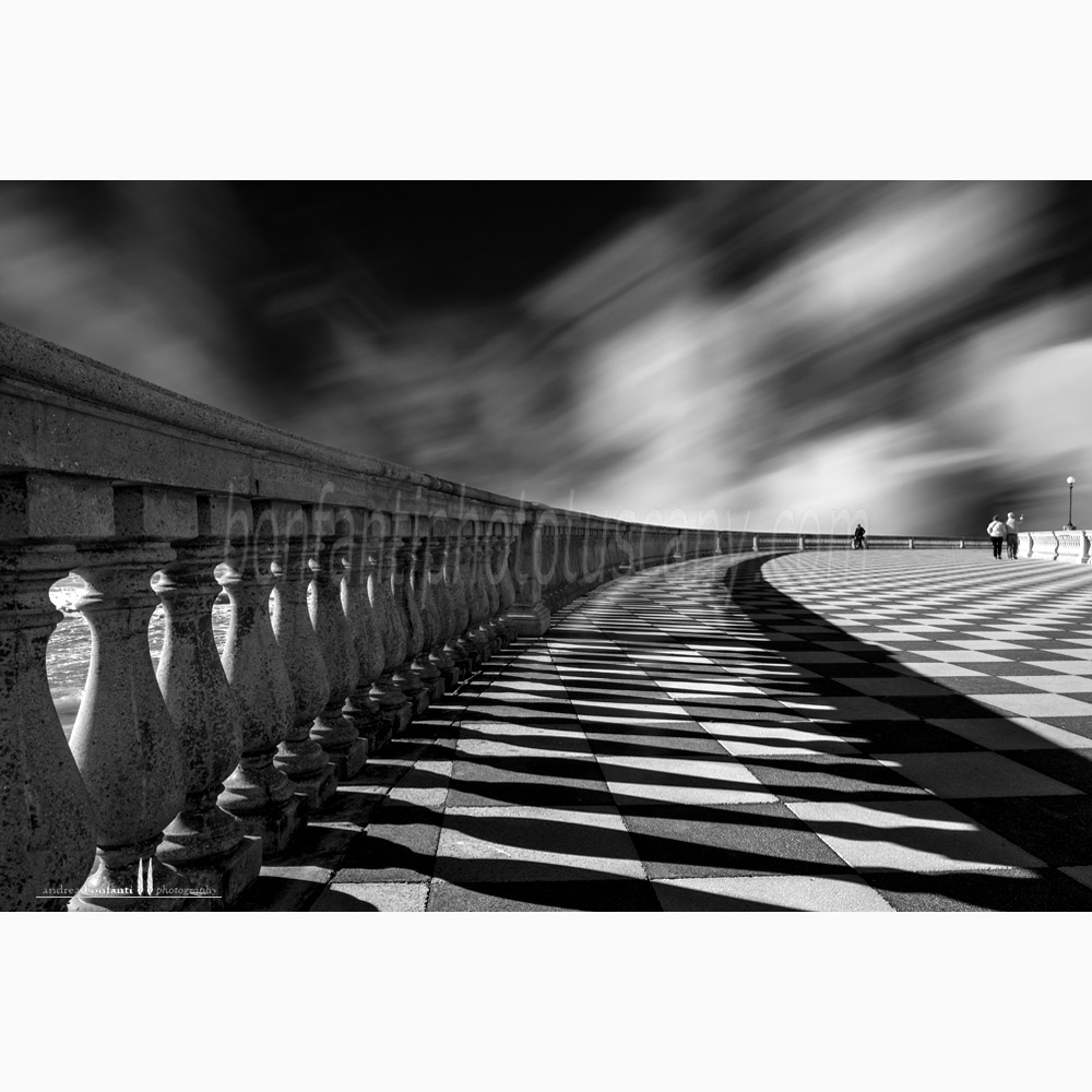 terrazza mascagni b&w - livorno