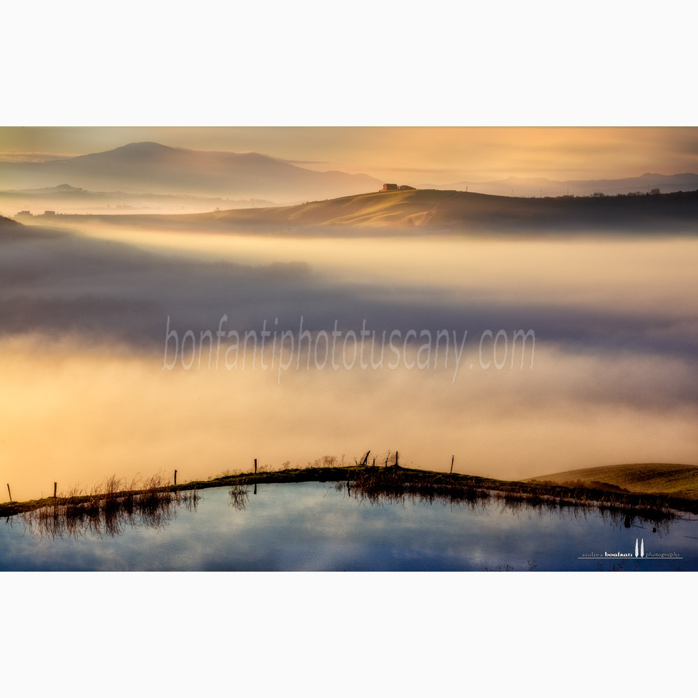 paesaggio delle crete senesi autunno #1 torre a castello