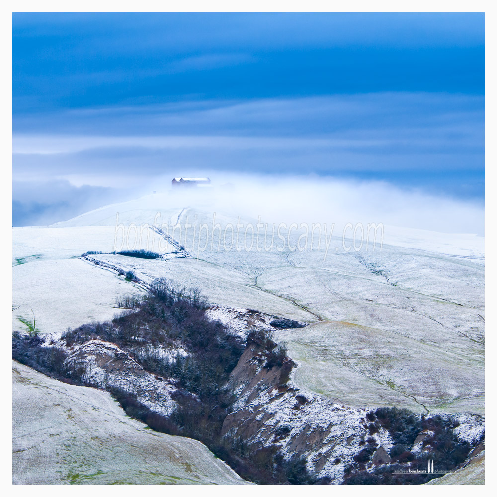 paesaggio delle crete senesi Inverno #5 torre a castello